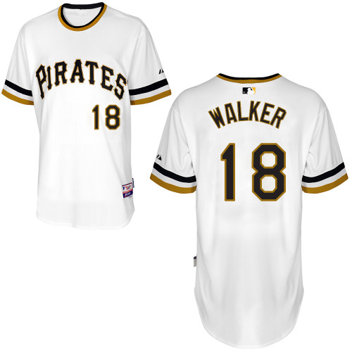 Neil Walker #18 MLB Jersey-Pittsburgh Pirates Men's Authentic Alternate White Cool Base Baseball Jersey